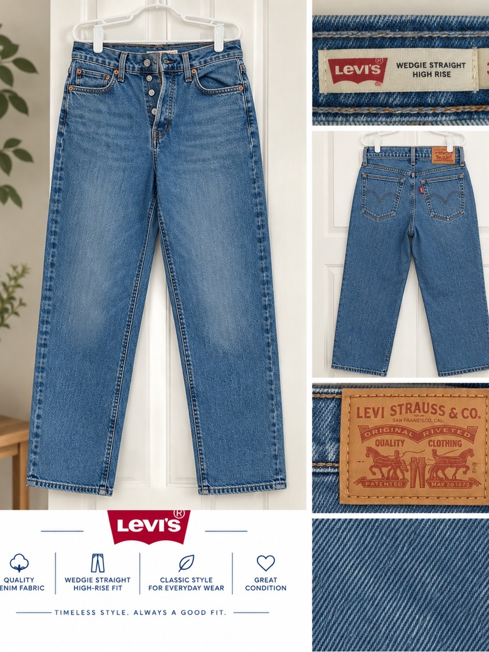 Women Levi’s wedgie straight